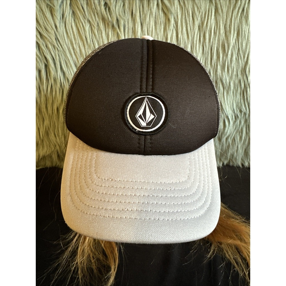 Volcom Full Stone Cap Snapback Adjustable Color Mesh O/S‎ Unisex Grey/Blk